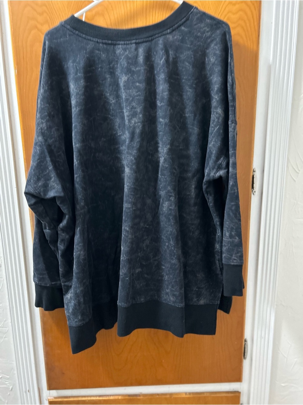 LuLaRoe Black Mineral-Washed Hallow queen
Sweatshirt - Picture 3 of 5